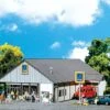 Faller Gmbh Aldi Supermarket South/North -- 10-1/2 X 7-3/16 X 3-3/8" 26.6 X 18.4 X 8.6cm - HO -Model Train Toy Store lg272 130339