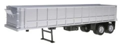 Herpa 36' Gravel Dump Trailer - Assembled -- Silver - HO