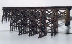 JV Models Timber Trestle -- Kit - Builds Up To 16 X 18" - O