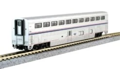 Kato Siemens ALC-42 Charger & 3 Cars Train-Only Set - Standard DC -- Amtrak #302, Sleeper, Coach, -Model Train Toy Store lg381 101788 2