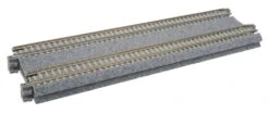 Kato Concrete Tie Double Track Straight -- 7-5/16" 186mm Pkg(2) - N