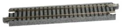 Kato Straight Roadbed Track Section - Unitrack -- 4-7/8" 12.4cm Pkg(4) - N