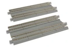 Kato Straight Double Concrete Slab Track - Unitrack -- 4-7/8" 12.4cm Pkg(2) - N