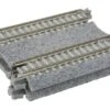 Kato Concrete Tie Double-Track Straight -- 2-7/16" (62mm) Pkg(2) - N