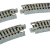 Kato Curved Track -- R216mm, 15-Degree Pkg(4) - N -Model Train Toy Store lg381 20171
