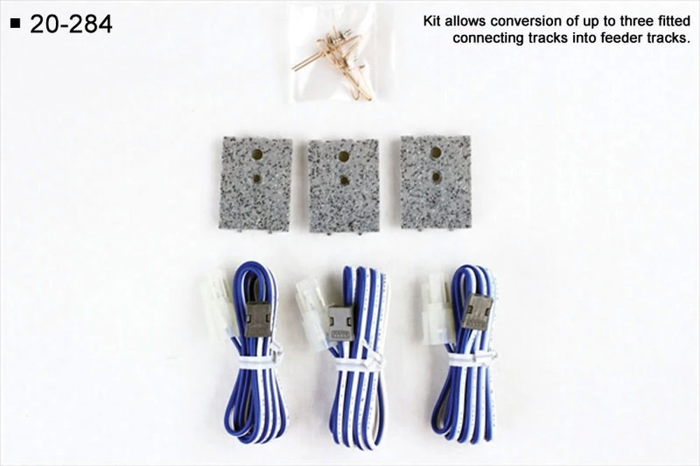 Kato Turntable Extension Track Power Feeder Kit - Unitrack -- Pkg(3) - N 3 Kato Turntable Extension Track Power Feeder Kit - Unitrack -- Pkg(3) - N