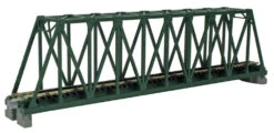 Kato Single-Truss Bridge - 248mm 9-3/4" -- Green - N