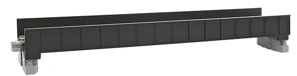 Kato Single-Plate Girder Bridge - 7-5/16" 186mm -- Black - N 3 Kato Single-Plate Girder Bridge - 7-5/16" 186mm -- Black - N
