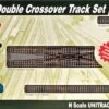 Kato Unitrack V7 Set -- Double Crossover Track Set - N -Model Train Toy Store lg381 208661
