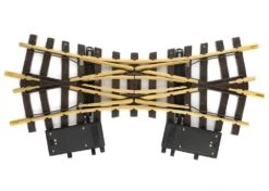 LGB Of America Electric Double Slip Switch -- R1 (Dia: 4' 3") 22.5 Degree - G