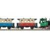 LGB Of America Steam Passenger Train Starter Set - Standard DC -- 0-4-0T, 2 Cars, 50-3/4" 129cm Tr -Model Train Toy Store lg426 72307