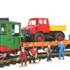 LGB Of America Work Train Starter Set -- With Steam & Sound 120V - G -Model Train Toy Store lg426 72403