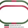 Lionel FasTrack? Outer Passing Loop Track Pack - 3-Rail -- 1 Each R & L Manual Turnout W/1/4 O-36 -Model Train Toy Store lg434 12031