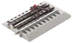 Lionel FasTrack? Track W/Roadbed - 3-Rail -- Lighted Bumper 5" 12.7cm Pkg(2) - O - 6-12035