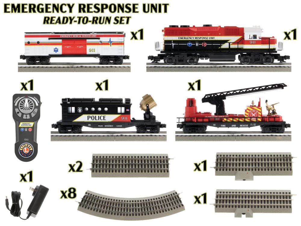 Lionel Emergency Response LionChief Bluetooth 5.0 Set - O 5 Lionel Emergency Response LionChief Bluetooth 5.0 Set - O - Image 3