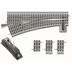 Lionel O-72 FasTrack Remote Right-Hand Switch - 6-81952