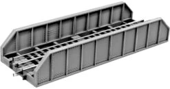 Lionel Girder Bridge W/FasTrack -- Kit - 10" 25.4cm (gray) - O - 6-84388