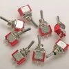 Miniatronics Miniature Single Pole, Single Throw SPST Toggle Switch -- On/Off 5-Amp 120V Pkg(8) - -Model Train Toy Store lg475 3620008
