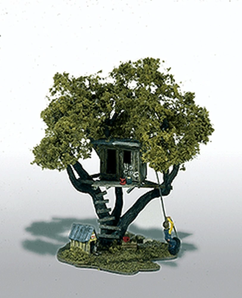 Woodland Scenics Mini-Scene? Unpainted Metal Kit -- Tommy's Treehouse - HO - M107 3 Woodland Scenics Mini-Scene? Unpainted Metal Kit -- Tommy's Treehouse - HO - M107