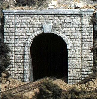 Woodland Scenics Single-Track Tunnel Portal (Hydrocal Plaster Casting) -- Cut Stone - HO - C1253 3 Woodland Scenics Single-Track Tunnel Portal (Hydrocal Plaster Casting) -- Cut Stone - HO - C1253