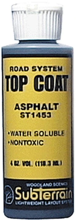 Woodland Scenics Top Coat Asphalt 4 Oz - ST1453