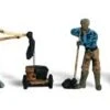 Woodland Scenics Scenic Accents? Figures -- Roofers Pkg(6) - HO - A1828 -Model Train Toy Store lg785 1828