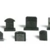 Woodland Scenics Scenic Accents? Details -- Tombstones Pkg(20) - HO - A1856 -Model Train Toy Store lg785 1856