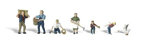 Woodland Scenics Farm People (HO Scale) - A1857 3 Woodland Scenics Farm People (HO Scale) - A1857