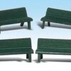 Woodland Scenics Park Benches - Scenic Accents? -- Pkg(6) - HO - A1879