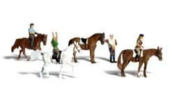 Woodland Scenics Horseback Riders (HO Scale) - A1889