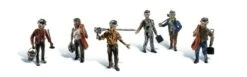 Woodland Scenics Miners - Scenic Accents? -- Pkg(6) - HO - A1933