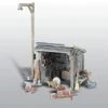 Woodland Scenics Scenic Details? -- Tool Shed - Kit - 2-1/2 X 2-1/2" 6.4 X 6.4cm - HO - D216