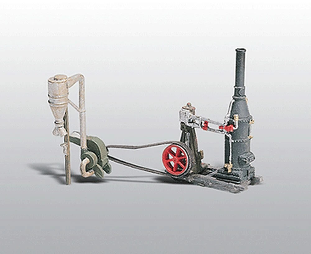 Woodland Scenics Farm Machinery (Unpainted Metal Castings Kit) -- Steam Engine & Hammer Mill - HO 3 Woodland Scenics Farm Machinery (Unpainted Metal Castings Kit) -- Steam Engine & Hammer Mill - HO