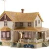 Woodland Scenics Built & Ready? Landmark Structures? -- Corner Porch House - 5-5/8 X 4-5/8" 14.2