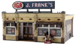 Woodland Scenics Built & Ready Landmark Structures? - Assembled -- J. Frank's Grocery - HO - BR50
