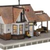 Woodland Scenics Built-&-Ready Landmark Structures? Assembled With Interior Light -- The Depot - 6 -Model Train Toy Store lg785 5052