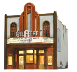 Woodland Scenics Theatre W/Lights - Built & Ready Landmark Structures? -- Assembled - 4-5/32 X 5-1