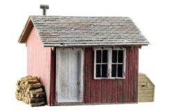 Woodland Scenics Work Shed - Built-&-Ready? Landmark Structures? -- Assembled - 2-11/32 X 1-15/16