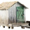 Woodland Scenics Wood Shack - Built-&-Ready? Landmark Structures? -- Assembled - 1-15/32 X 1 X 1-3