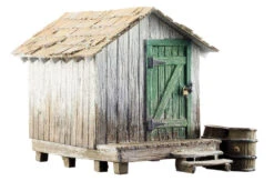 Woodland Scenics Wood Shack - Built-&-Ready? Landmark Structures? -- Assembled - 1-15/32 X 1 X 1-3