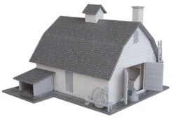 Walthers Old Country Barn -- Kit - 4-5/16 X 5-1/2" 11 X 14cm - HO