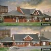 Walthers Cornerstone City Station -- Kit - 17-5/8 X 5-7/8 X 4-3/8" 44.8 X 14.9 X 11.1cm - HO -Model Train Toy Store lg933 2904