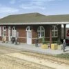 Walthers Cornerstone Whitehall Station - Kit -- 18-1/2 X 5-1/2 X 3-3/16" - HO -Model Train Toy Store lg933 2932