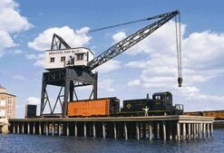 Walthers Cornerstone Pier & Traveling Crane Kit HO