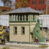 Walthers Cornerstone Interlocking Tower -- Kit - 5 X 1-7/8 X 4" 12.7 X 4.8 X 10.2cm - HO -Model Train Toy Store lg933 3071