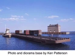 Walthers Cornerstone Cornerstone Series? Railroad Car Float Kit -- 39 X 5-1/2 X 1" 97 X 13.7 X 2.5