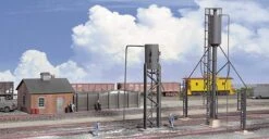 Walthers Cornerstone Sanding Towers & Drying House -- Kit - HO