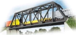 Walthers Cornerstone Single-Track Truss Bridge -- Kit - 20 X 3-1/4 X 5" 50 X 8.1 X 12.5cm - HO