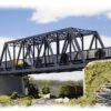 Walthers Cornerstone Double-Track Truss Bridge -- Kit - 10 X 2-3/4 X 2-3/4" 25 X 6.8 X 6.8cm - N -Model Train Toy Store lg933 3242