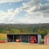 Walthers Cornerstone Machinery Storage Shed -- Kit - 9-3/4 X 4-1/2 X 2-3/4" 24.7 X 11.4 X 6.9cm - -Model Train Toy Store lg933 3347